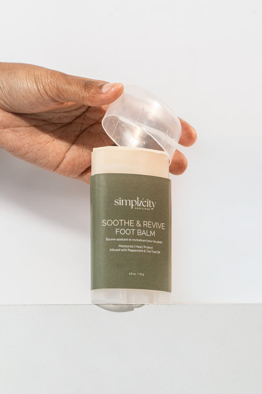 Baume pour les pieds : Menthe poivrée et arbre à thé